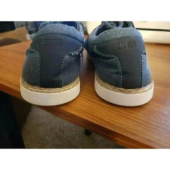 Stacy Adams Wingtip Shoes Black Denim sneakers Men's Size 8 Casual  shoes. A24 - Picture 7 of 9